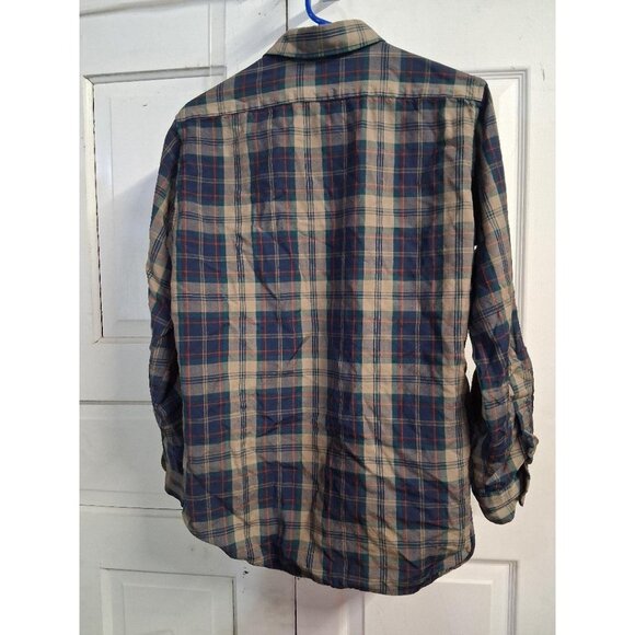 Pendleton Mens Medium Plaid Long Sleeve Button-Down Shirt - Picture 2 of 6